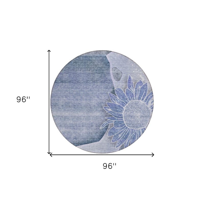 HomeRoots Floral Transitional Rectangle Outdoor Rug