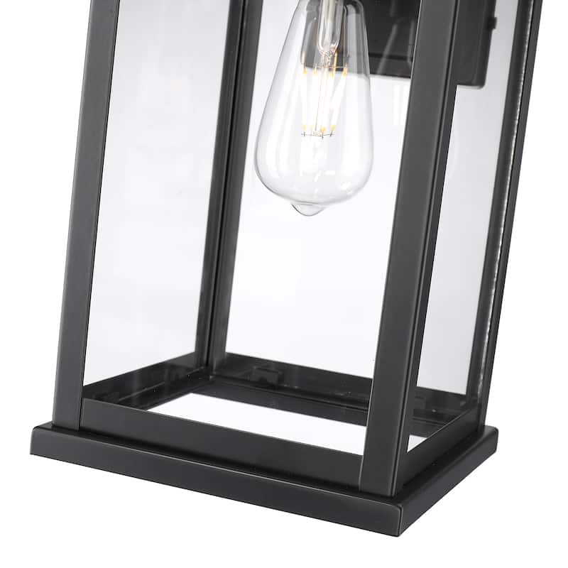 Millennium Lighting Bowton II 1 Light Outdoor Wall Sconce in Powder Coat Black