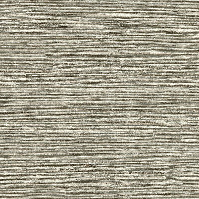 Mabe Taupe Faux Grasscloth Wallpaper