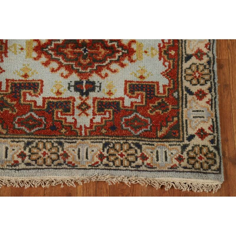 Viss Indian Runner Rug Hand-Knotted Traditional Wool Carpet - 2'6"x 7'11"