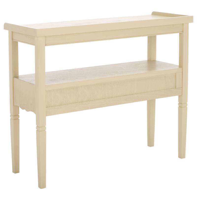 SAFAVIEH Home Araminta One Drawer Console Table - 35"W x 13"D x 30"H