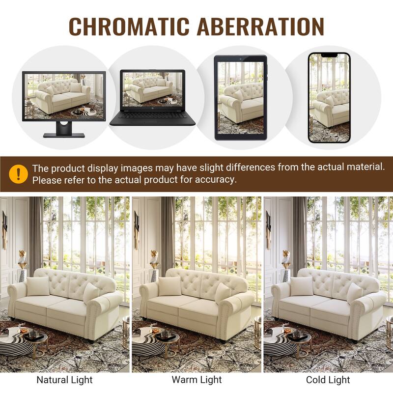 GDFStudio - Velvet Upholstered Modular Ottoman with Solid Wood Frame