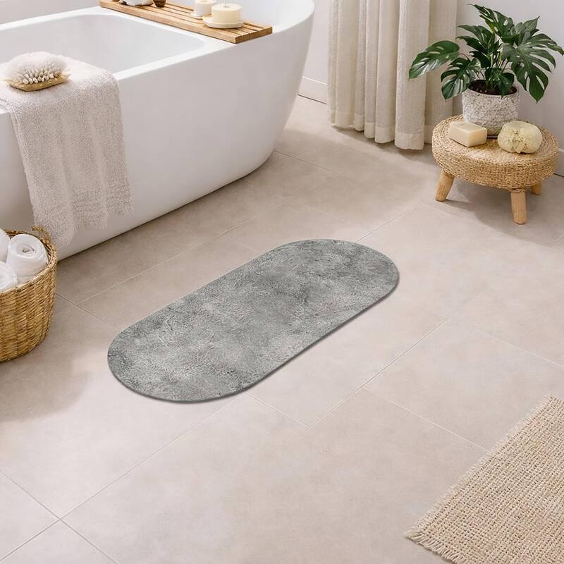 Decorative Runner Bath Mat 40x18 Ultra Absorbent Quick Dry Rug