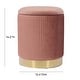 preview thumbnail 10 of 16, Zoe Velvet Storage Ottoman