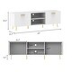 preview thumbnail 5 of 8, Timechee 69-in Modern TV Stand Console Center w/ Double Doors - 69"L