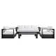 preview thumbnail 18 of 56, Tahoe Outdoor Aluminum 4-piece Conversation Set with Coffee Table