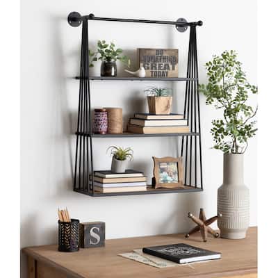 Carbon Loft Revell Wall-mounted Hanging Shelf - 23x30