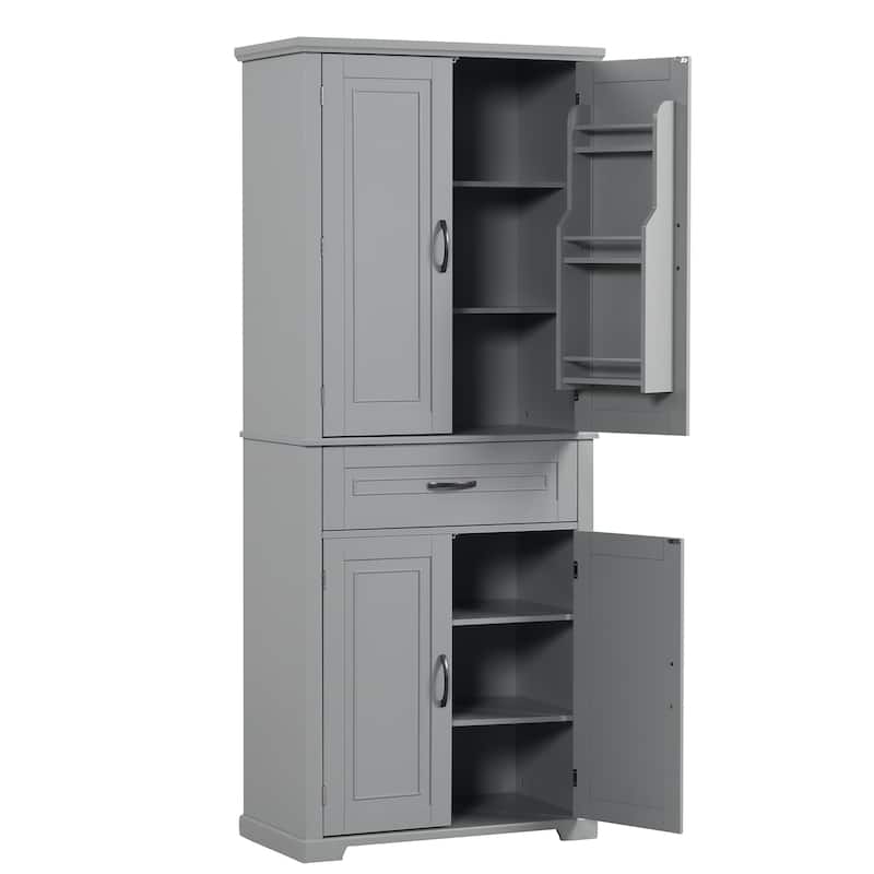 Wall Bathroom Storage Cabinet Tall Slim Freestanding Bathroom Corner Cabinet Narrow With Drawer