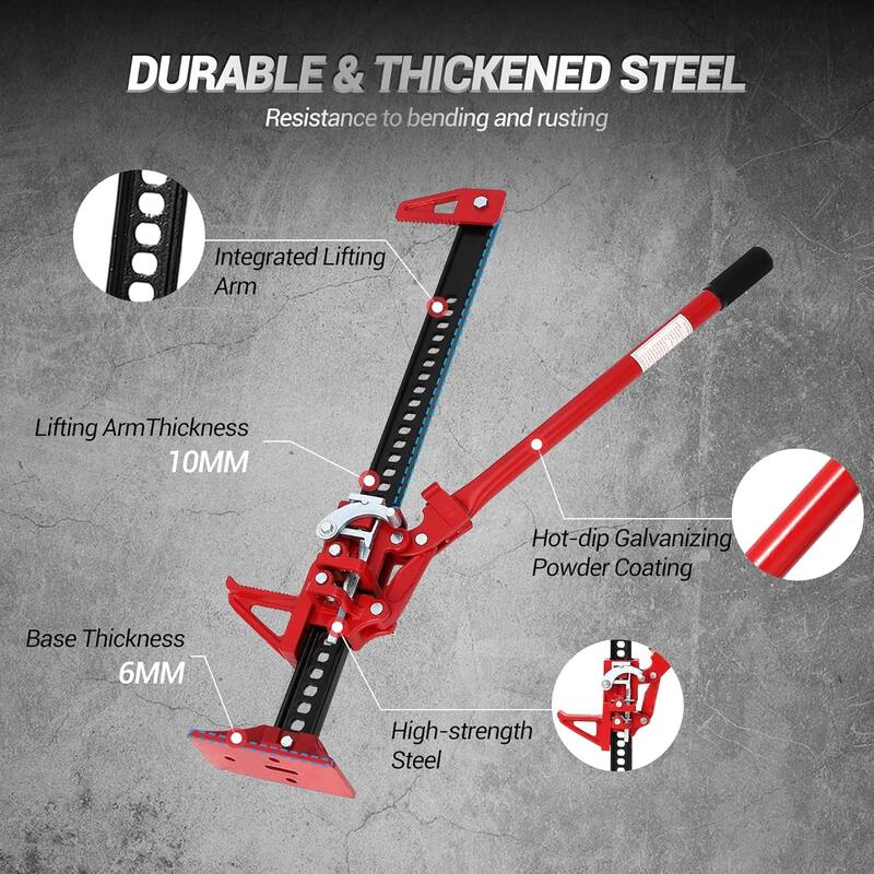 Utility Heavy-Duty Lift Farm Jack for Tractor Truck SUV Bumper Lift