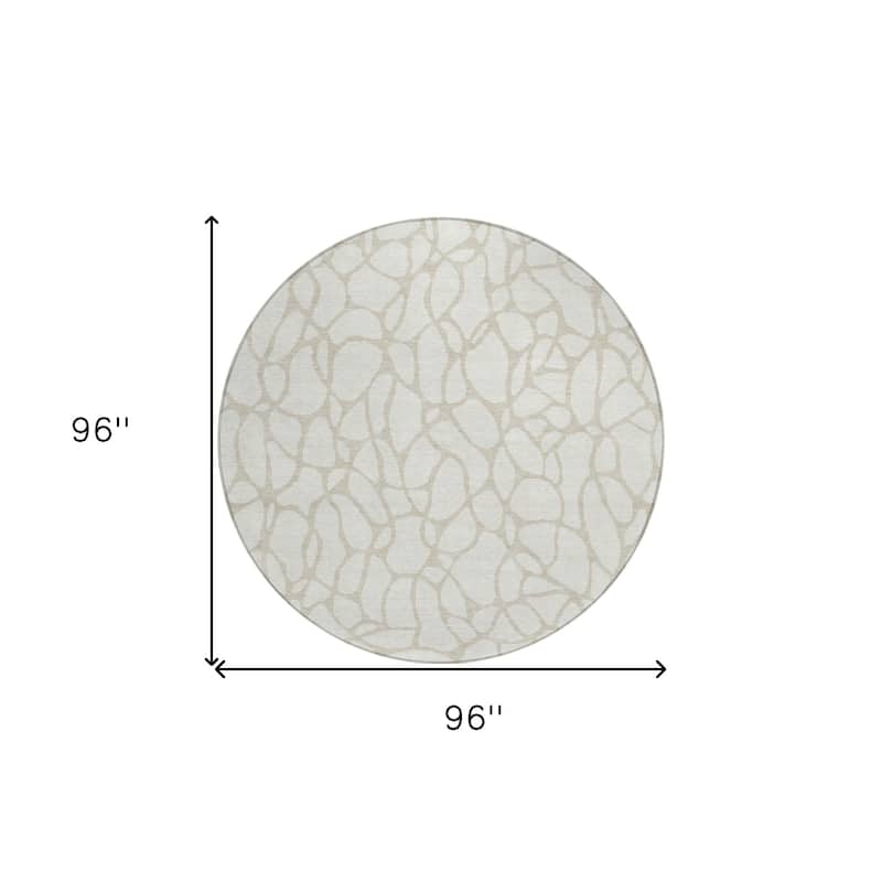 HomeRoots Geometric Transitional Rectangle Outdoor Rug