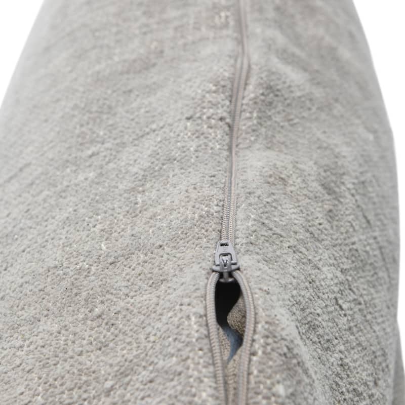 Cotton Chenille Lumbar Pillow with Tassels