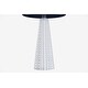 preview thumbnail 67 of 106, 16-in. Glass Lamp w/ Brushed Nickel Accents and Drum Shade
