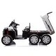 preview thumbnail 35 of 38, 24V 2-Seater UTV-XXL Ride On Truck with Dump Bed for kid,Ride On 4WD UTV with 6 Wheels,Tipping and Openable Rear Cargo Bed Black