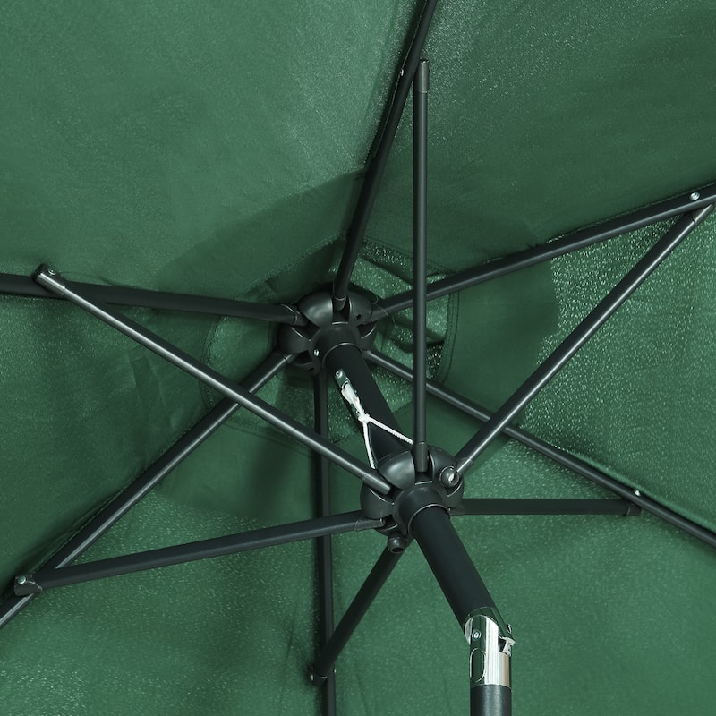 Ainfox 7.5ft Patio Umbrella Outdoor Umbrella Tilt Multi-color Without Base