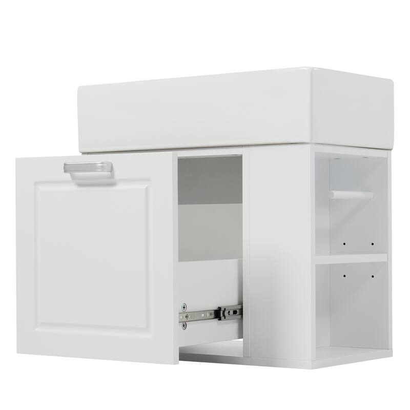 Christopher Knight Home - Doren 21.8" MDF Bathroom Vanity with Sink and Big Drawer