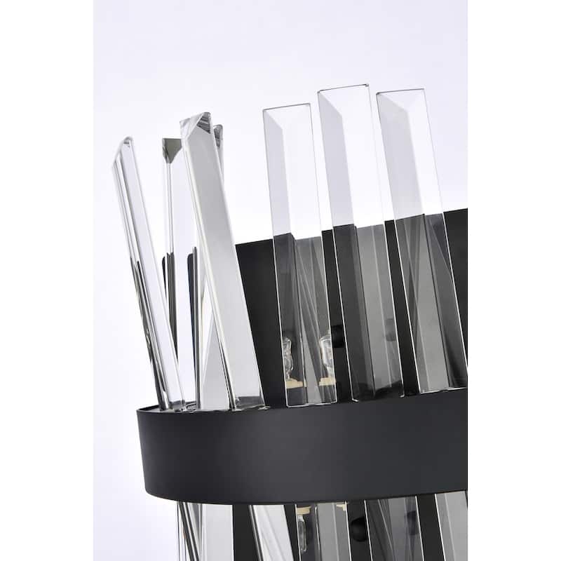 Indigo Home 8 inch crystal bath sconce