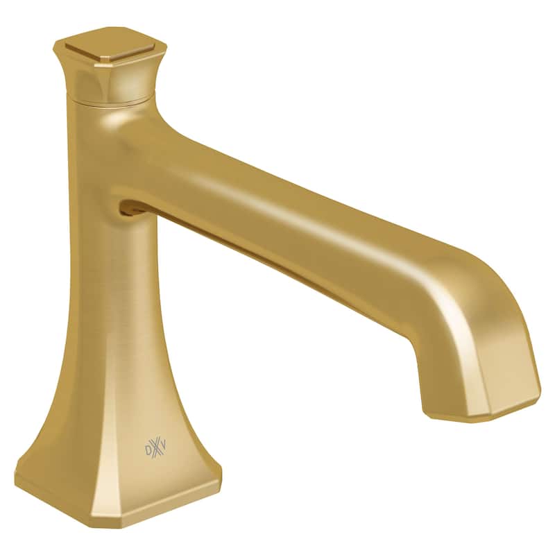 DXV Belshire Low Spout Widespread - Less Handles - Satin Brass