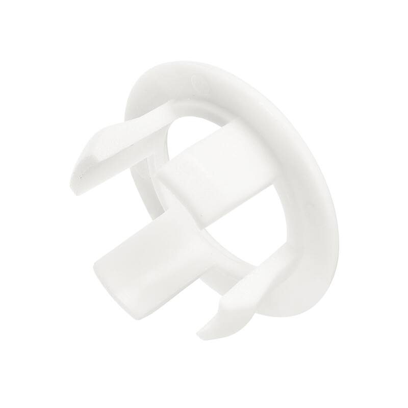 12Pcs 25mm Sink Trim Overflow Cover Ring Hole Insert in Round Caps White