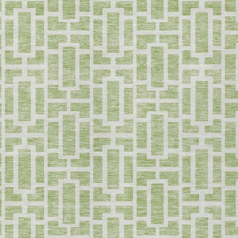 HomeRoots Geometric Transitional Rectangle Outdoor Rug