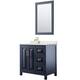 Option Dark Blue, Gold Trim, Giotto Quartz Top