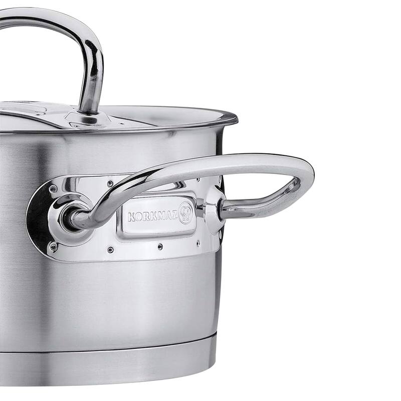 Pro Professional Series 10.2 Liter Stainless Steel Casserole with Lid