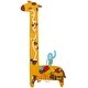 preview thumbnail 1 of 11, Wooden Giraffe Sensory Wall Game, Activity Toy Growth Chart for Playroom, Nursery, Preschool, and Doctors' Office Yellow