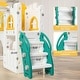 preview thumbnail 28 of 31, 8-in-1 Toddler Indoor Playground with Slide Baby Slide Playset for Toddlers Ages 1-3 Outdoor Play