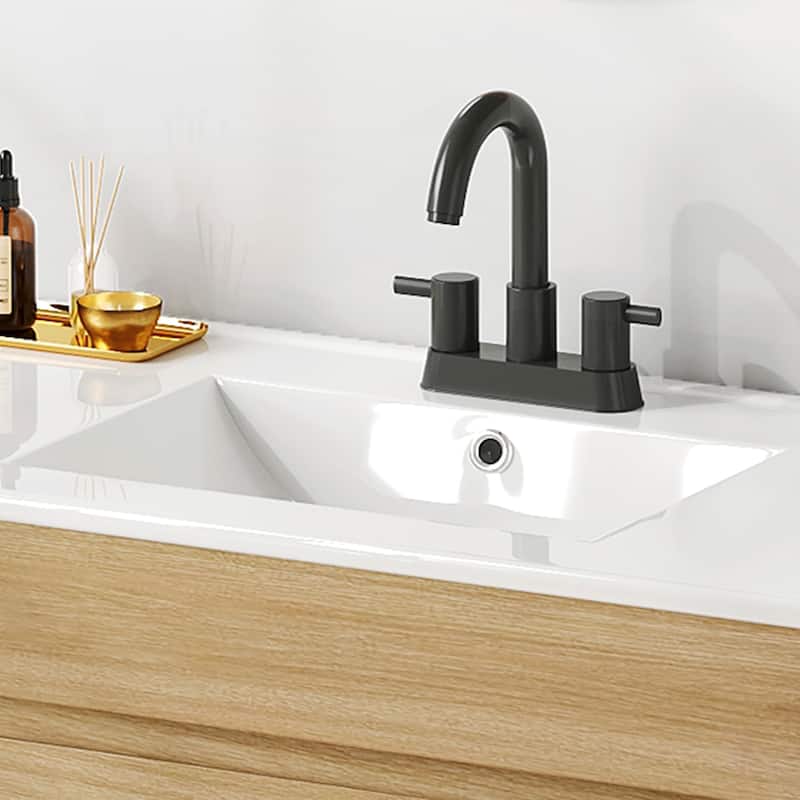 Moasis 36" Freestanding Single Bathroom Vanity with Ceramic Basin