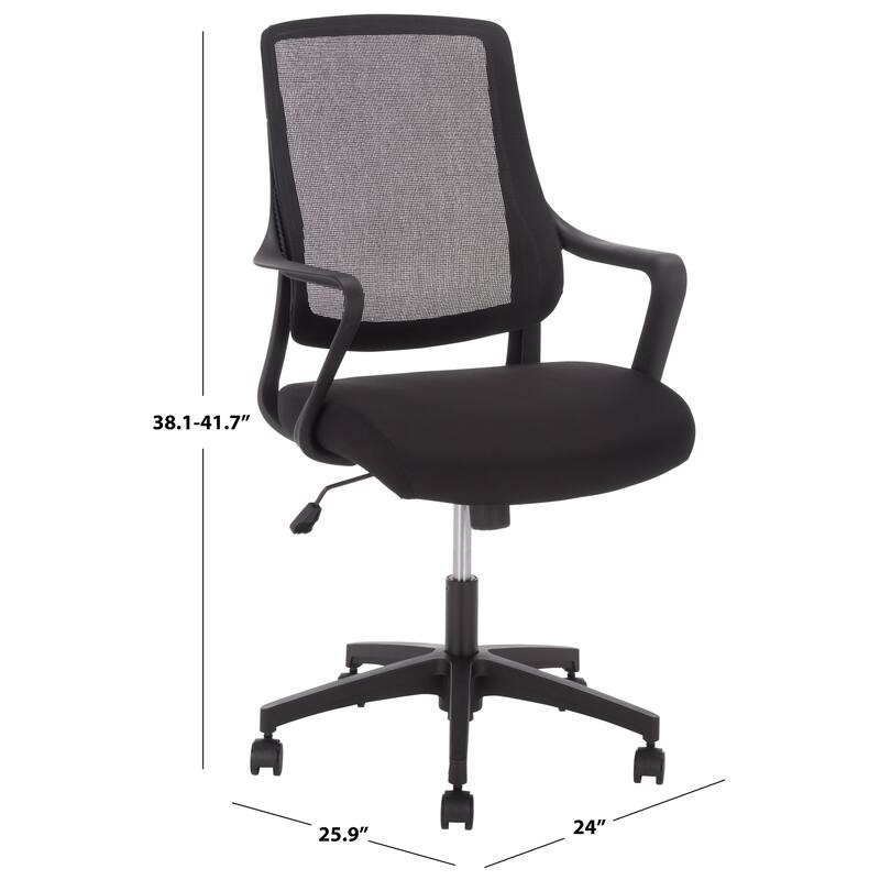 SEI Furniture Sabrina Adjustable Desk Chair - 24"W x 26"D x 42"H