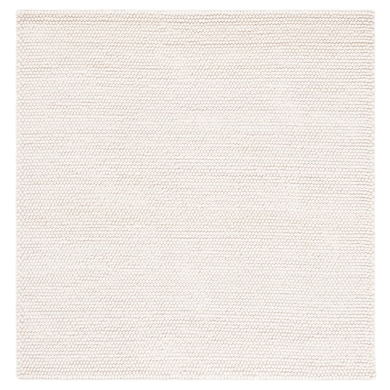 Lauren Ralph Lauren Handmade Carisbrooke Solid Wool Rug - 6' Square - Cream - Square