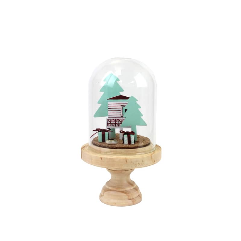 WOOD with GLASS DOME BEACH HUT & GIFTS