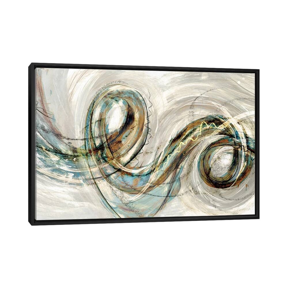 iCanvas "Swirly Whirly II" by PI Studio Framed Canvas Print