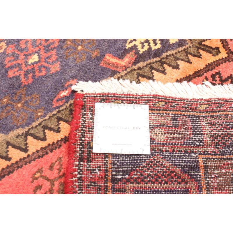 ECARPETGALLERY Hand-knotted Andelz Red Wool Rug - 4'2 x 6'4