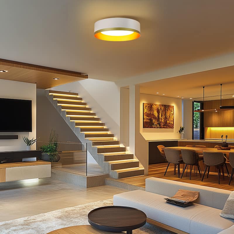 13.8 Inch Flush Mount Ceiling Light