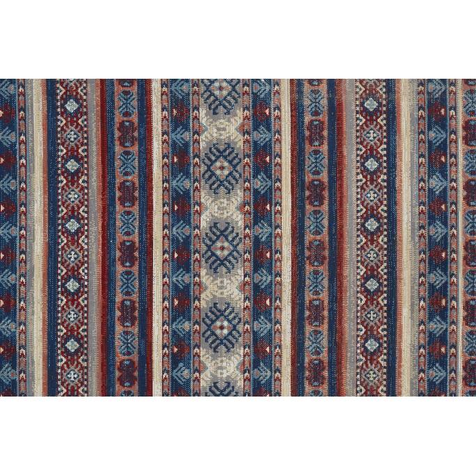 Voze Power Loomed Distressed Geometric Stain Resistant Area Rug By HomeRoots - 8' Runner