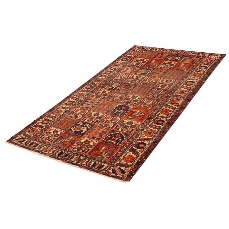 ECARPETGALLERY Hand-knotted Kayseri Vintage Red Wool Rug - 5'2 x 9'8