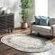 preview thumbnail 70 of 80, Nuloom Verona Vintage Persian Area Rug 3' x 5' Oval - Grey