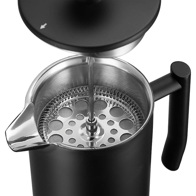Belwares Stainless Steel Large French Press Coffee Maker 50oz