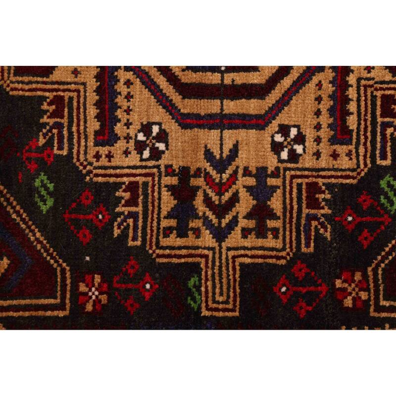 ECARPETGALLERY Hand-knotted Teimani Red Wool Rug - 3'8 x 6'4