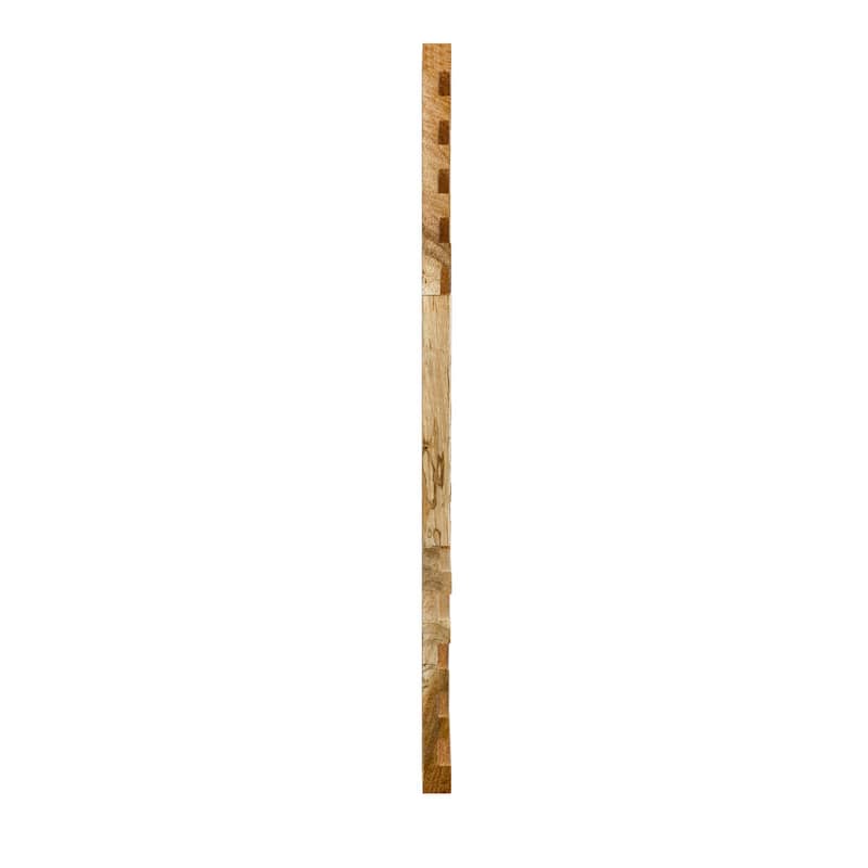 11 7/8"W x 11 7/8"H x 1/2"P Pioneer Wood Mosaic Wall Tile, Old Boat Wood - 11 7/8"W x 11 7/8"H x 1/2"P
