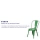 preview thumbnail 144 of 164, Metal Indoor/ Outdoor Stackable Bistro Chair (Set of 4)