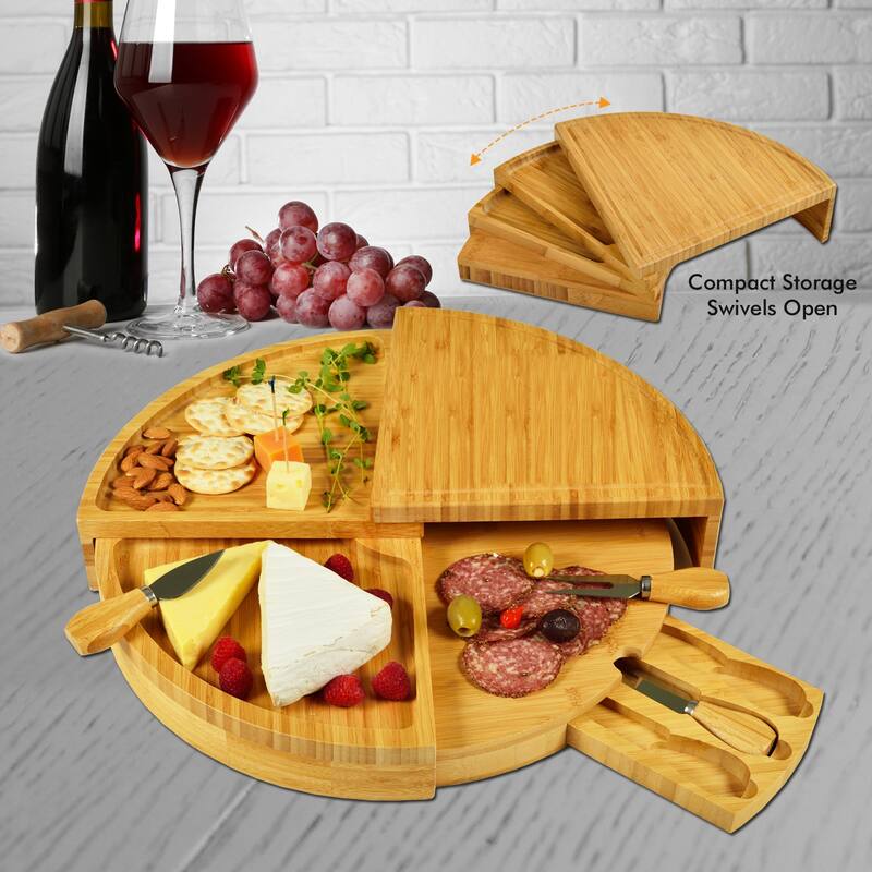 NCAA California Berkeley University Golden Bears Bamboo Cheese & Charcuterie Board