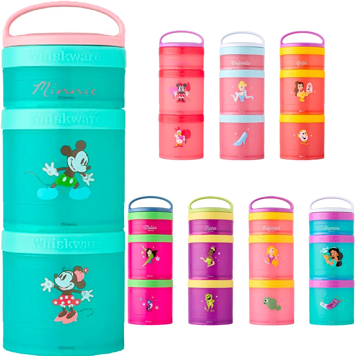 Whiskware Disney/Pixar Stackable Snack Pack Containers