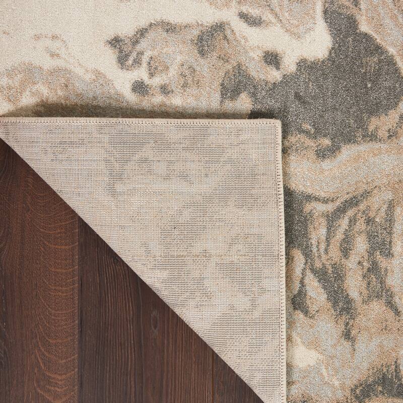 Nourison Home Neutral Modern Abstract Area Rug