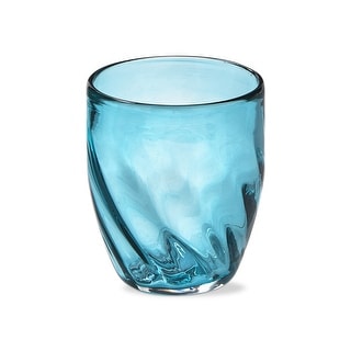 12 oz. Optic Everything Glass Solid Aqua Dishwasher Safe Beverage ...