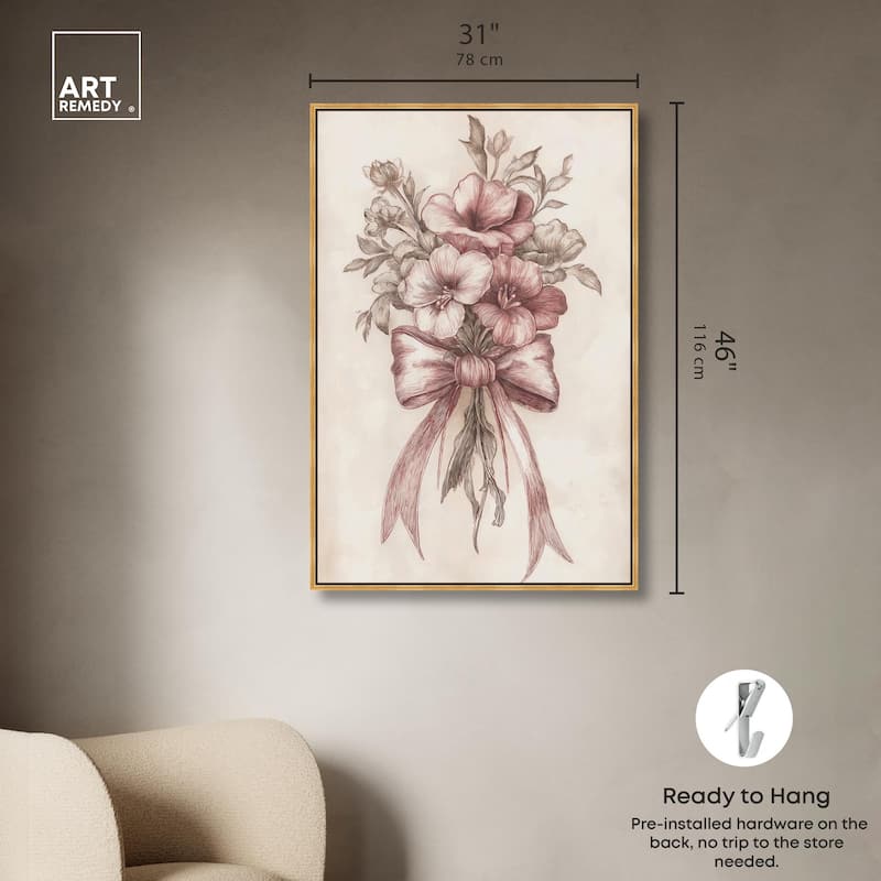 Tied with Tenderness II Canvas by Art Remedy