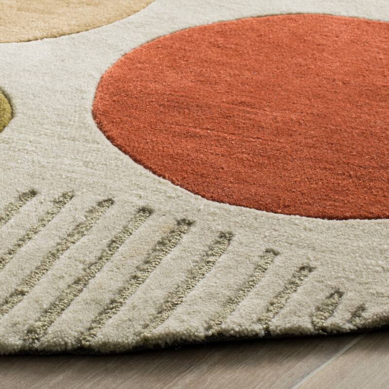 SAFAVIEH Handmade Modern Art Oprea Modern Polyester Rug