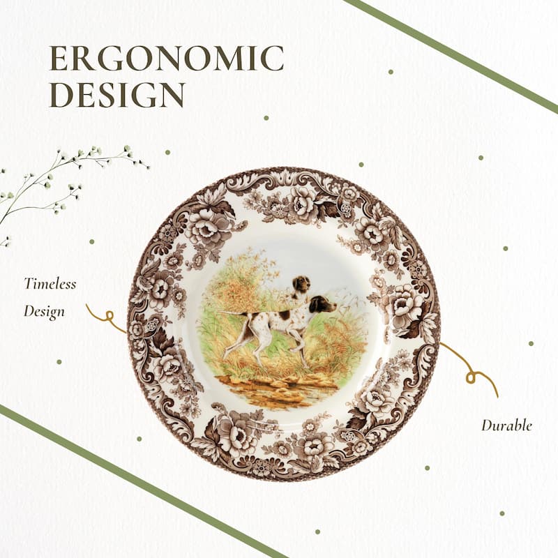 Spode Woodland Salad Plate - Assorted Animals