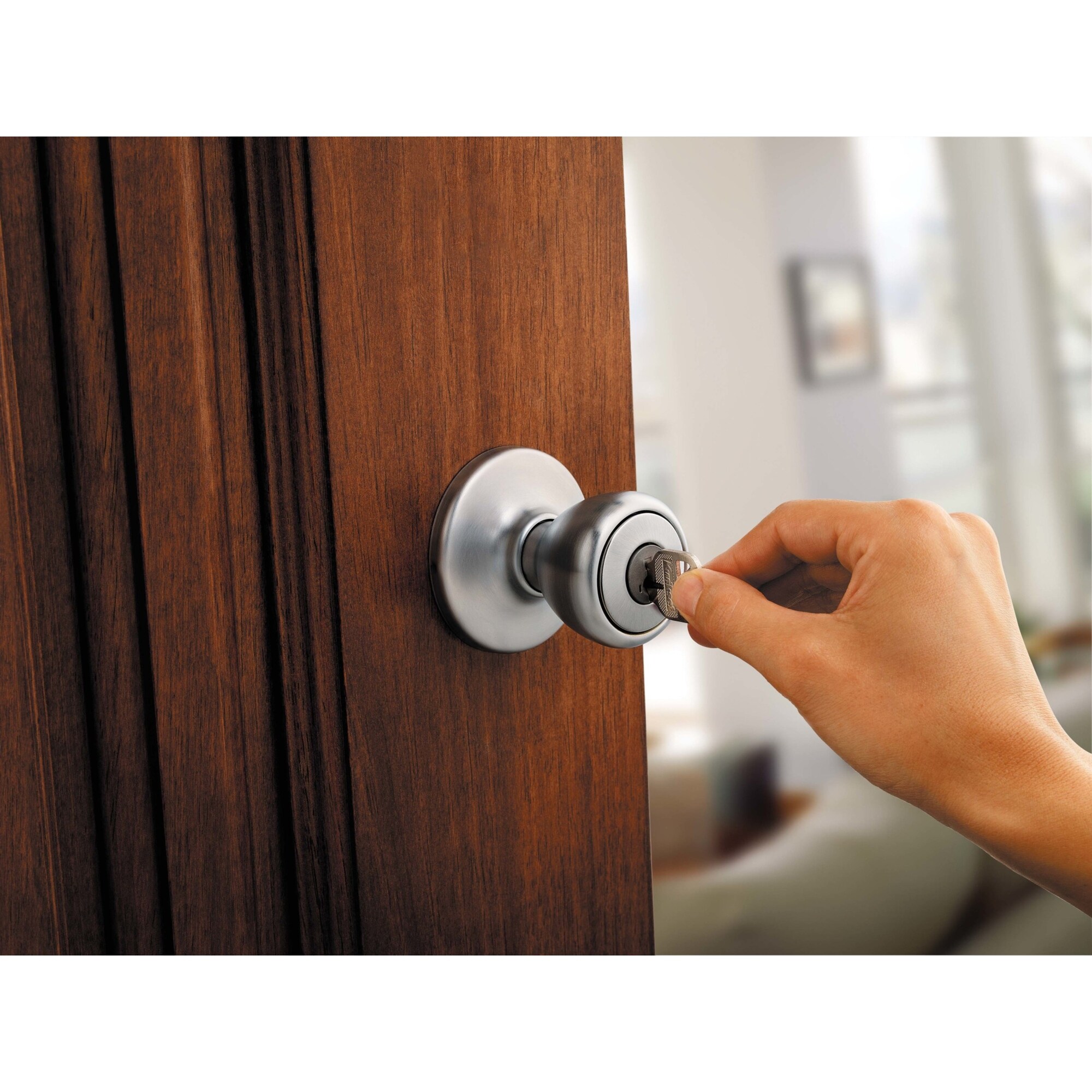 Kwikset 740H-514 Hancock Single Cylinder Keyed Entry Knob Iron Black Kwikset 740H-514 Hancock Single Cylinder Keyed Entry Knob Iron Black