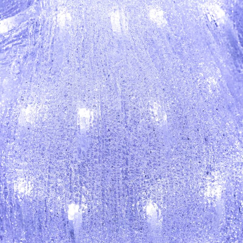 LED Lighted Polar Bear Commercial Grade Acrylic Outdoor Christmas Decoration - 16.5" - Clear